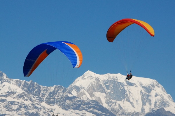 Paragliding in Nepal