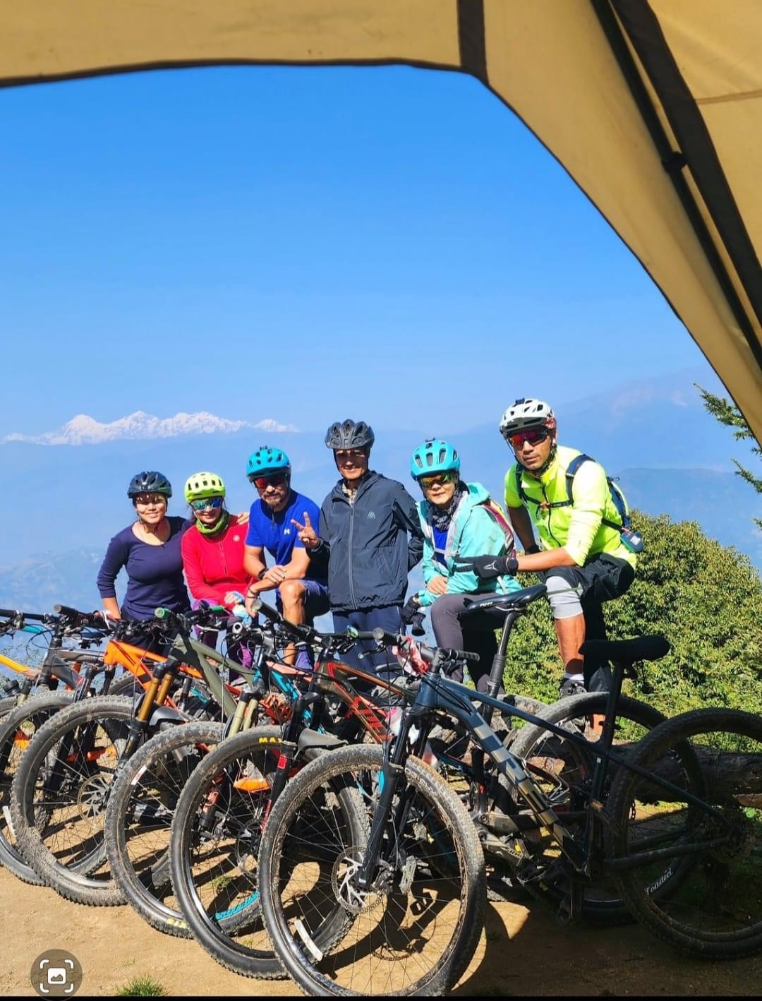 cycling in kathmandu