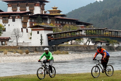 Mountain Biking in Bhutan